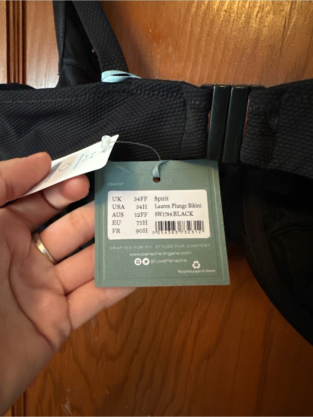 Panache Spirit Lauren Underwire Plunge Bikini Top - Picture 5 of 7